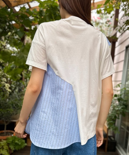 「AVIE」 半袖カットソー 38 ブラック レディース_画像2