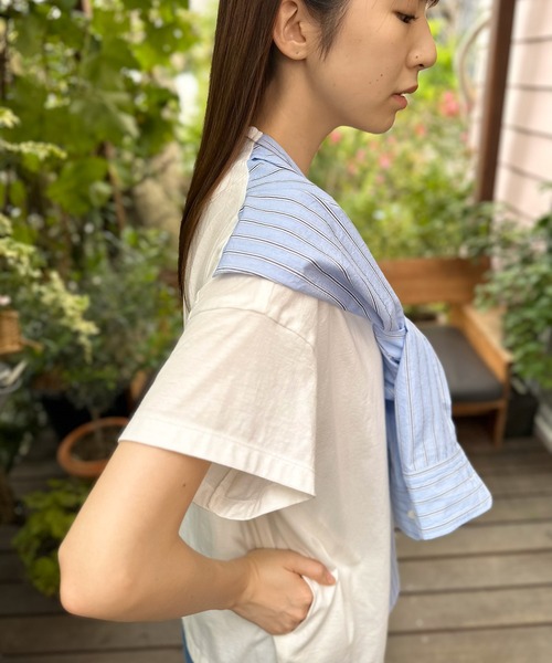 「AVIE」 半袖カットソー 38 ブラック レディース_画像3