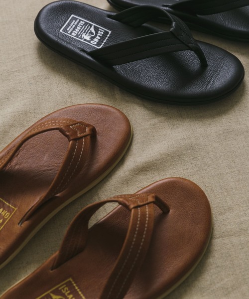 「ISLAND SLIPPER」 サンダル 8 ブラック メンズ_画像5