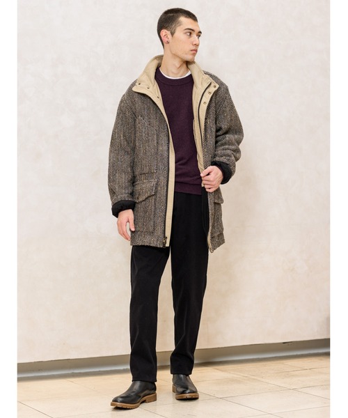 セーター ニット カシミヤ クルーネックセーター メンズの画像