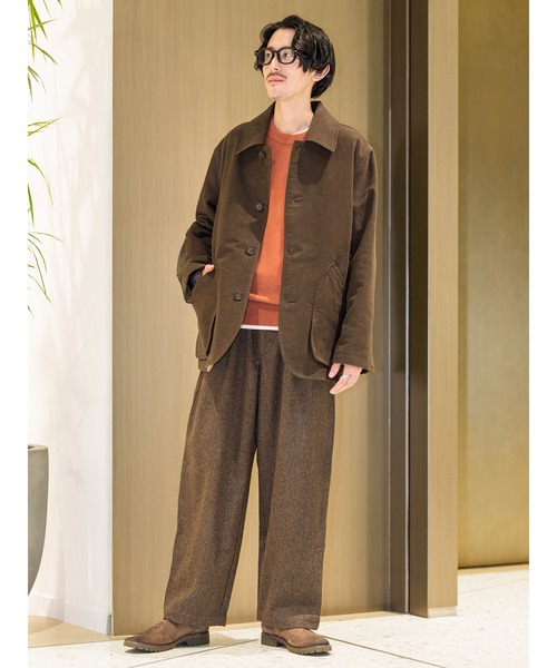 セーター ニット カシミヤ クルーネックセーター メンズの画像
