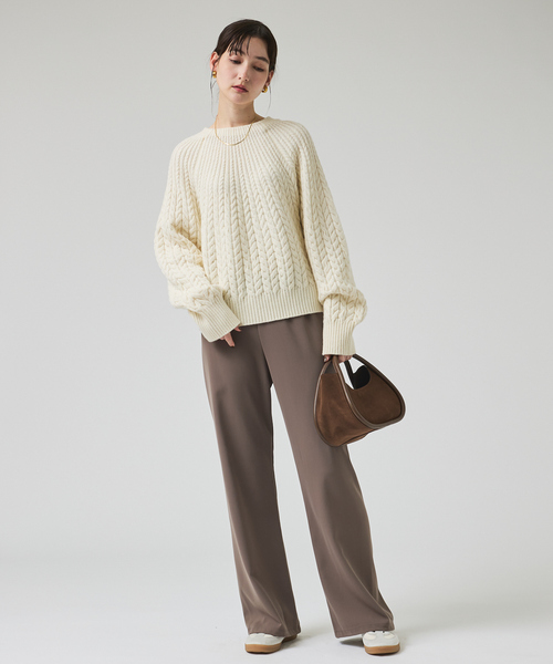 qualite（カリテ） パンツ 「一部店舗限定」ストレッチツイルレギンス