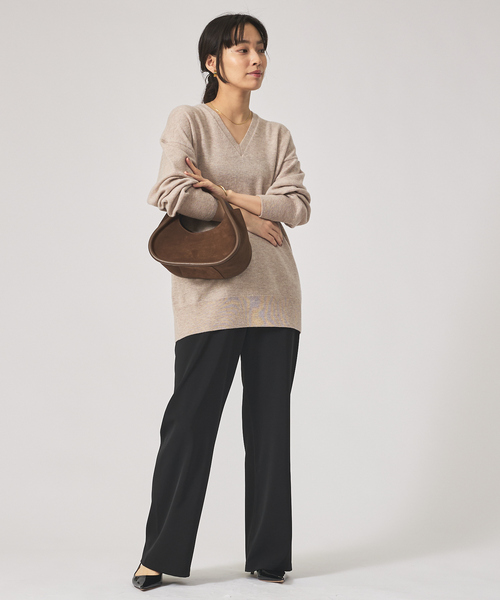 qualite（カリテ） パンツ 「一部店舗限定」ストレッチツイルレギンス