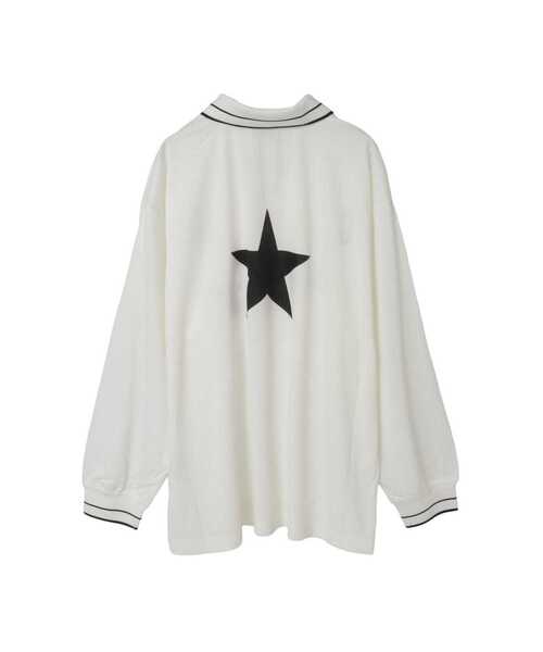 CONVERSE TOKYO tシャツ LACE-UP COLLAR SOCCER LONGSLEEVE TEE