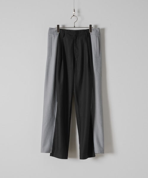 Casper John 「Casper John」 スラックス LARGE ホワイト×ブラック