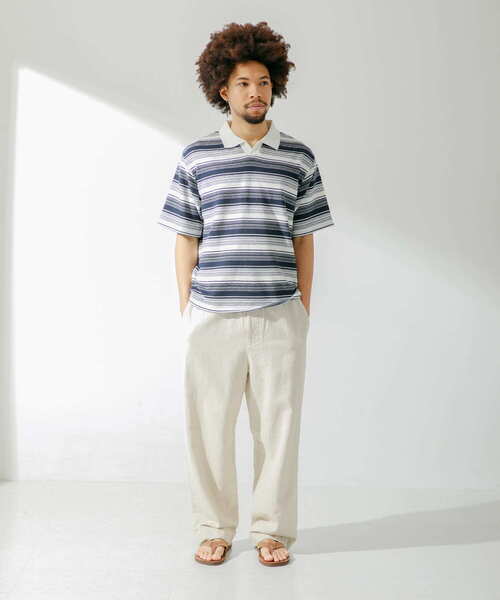 「URBAN RESEARCH Sonny Label」 イージーパンツ LARGE ナチュラル メンズ_画像2
