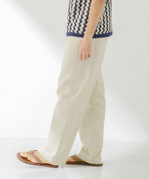 「URBAN RESEARCH Sonny Label」 イージーパンツ LARGE ナチュラル メンズ_画像6