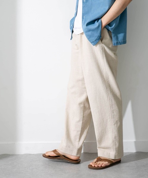 「URBAN RESEARCH Sonny Label」 イージーパンツ LARGE ナチュラル メンズ_画像8