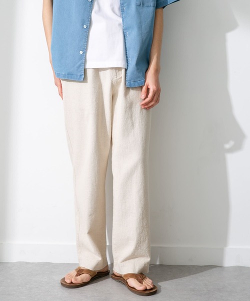 「URBAN RESEARCH Sonny Label」 イージーパンツ LARGE ナチュラル メンズ_画像9