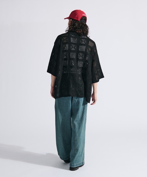 「WETTEMPT」 半袖ニット MEDIUM ピンク メンズ_画像2