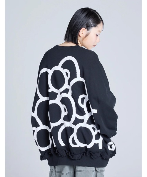 トレーナー+スウェット HELLO KITTY xlittle sunny bite sweat top セール】HELLO KITTY x little sunny bite / sweat top（スウェット