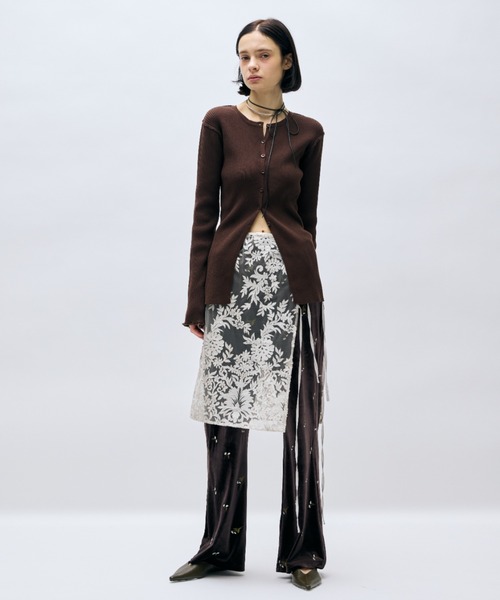 AIC. パンツ 刺繍ベロアイージーパンツ レディース : ZOZOTOWN Yahoo