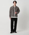 コート ジャケット デニム トラッカージャケッ...の詳細画像3