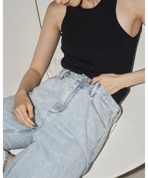 「TODAYFUL」 デニムパンツ 25inch ブルー レディース_画像5