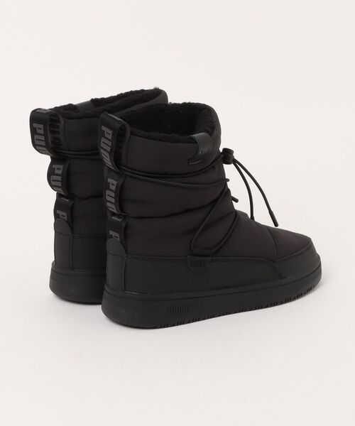 PUMA ブラック スノーブーツ プーマ PUMA ウィメンズ スノーバエ ブーツ （PUMA Black-Shadow Gray
