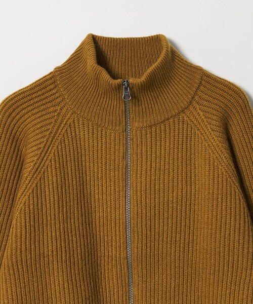 BEAUTY＆YOUTH UNITED ARROWS カーディガン ウールブレンドアゼ ジップ