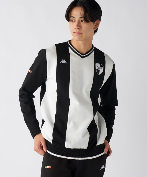 Kappa（カッパ） セーター ニット 「Kappa/カッパ」ストライプVネック