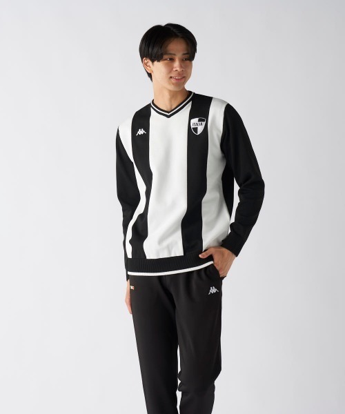 Kappa（カッパ） セーター ニット 「Kappa/カッパ」ストライプVネック