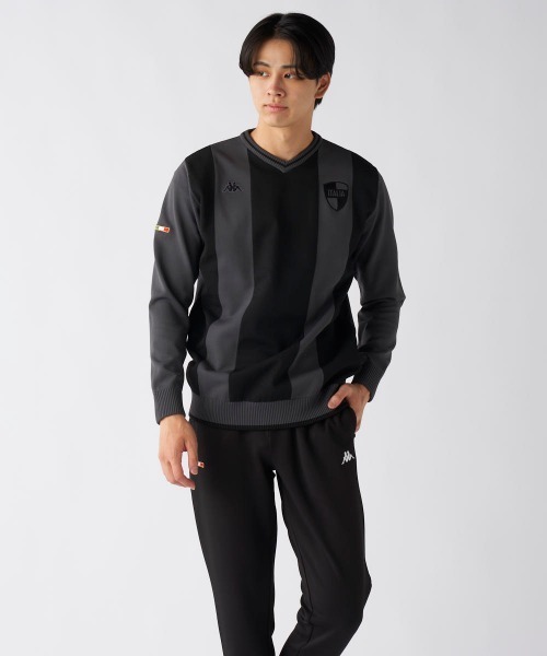 Kappa（カッパ） セーター ニット 「Kappa/カッパ」ストライプVネック