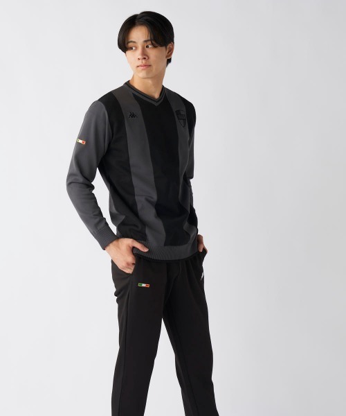 Kappa（カッパ） セーター ニット 「Kappa/カッパ」ストライプVネック
