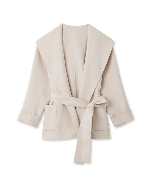 スナイデル　ラップコート　アイボリー SNIDEL（スナイデル） コート FREE アイボリー レディース : ZOZOTOWN