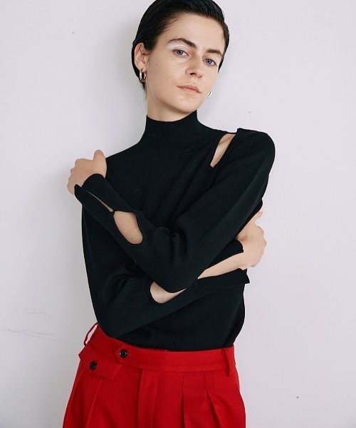 「EMMA LIMBER」 長袖ニット FREE オレンジ レディース_画像5