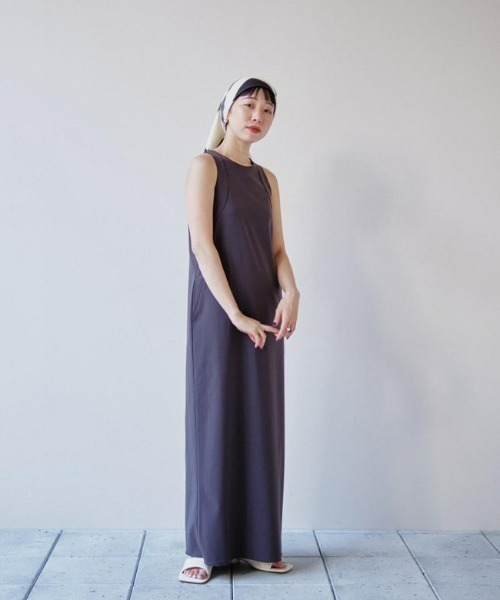 「TODAYFUL」 ノースリーブワンピース 38inch ライトグリーン レディース_画像3