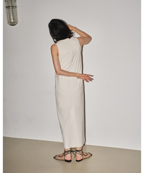 「TODAYFUL」 ノースリーブワンピース 38inch ライトグリーン レディース_画像9