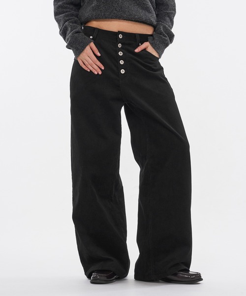 WISH FOR EVER（ウィッシュフォーエバー） パンツ BUTTON CORDUROY