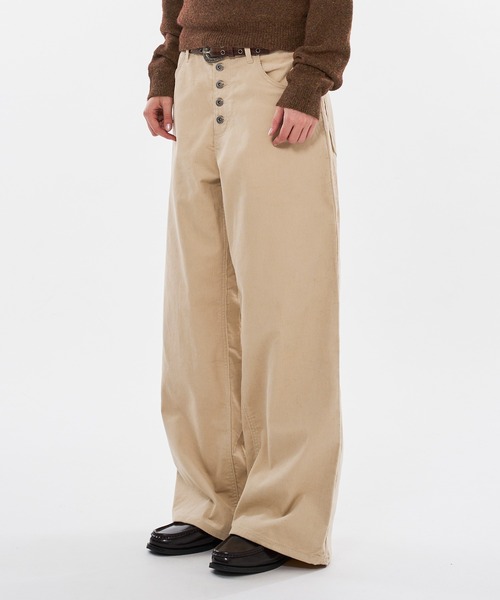 WISH FOR EVER（ウィッシュフォーエバー） パンツ BUTTON CORDUROY