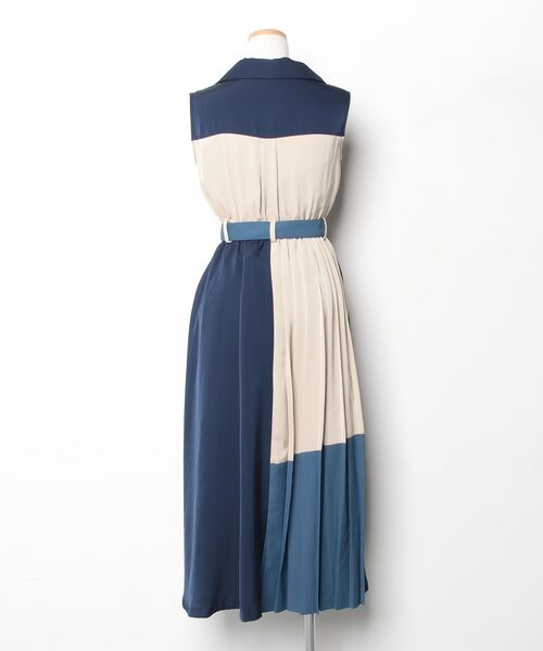 「REDYAZEL」 シャツワンピース M ネイビー レディース_画像2