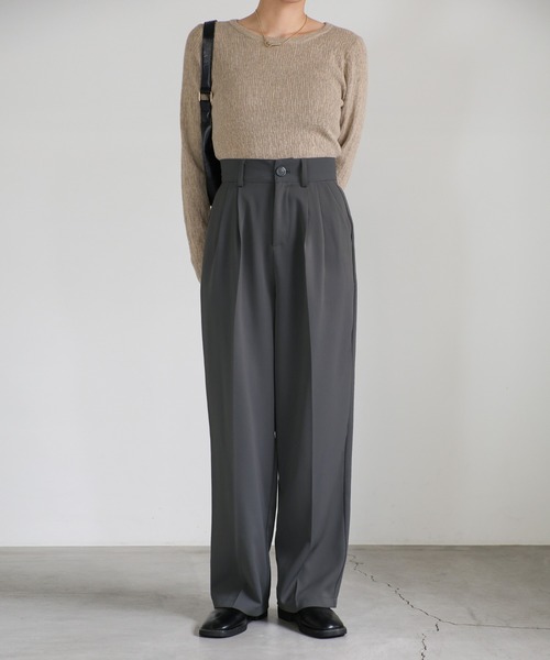 select MOCA（セレクトモカ） スラックス LARGE ダークグレー