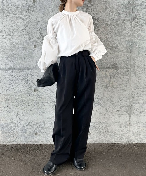 select MOCA（セレクトモカ） スラックス LARGE ダークグレー