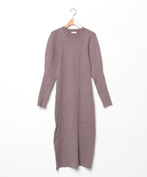 FRAY I.D（フレイ・アイディー） ニットワンピース ONE SIZE グレー