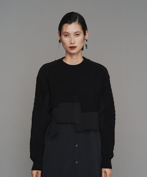 UN3D.（アンスリード） ニット セーター 「UN3D./アンスリード」CABLE