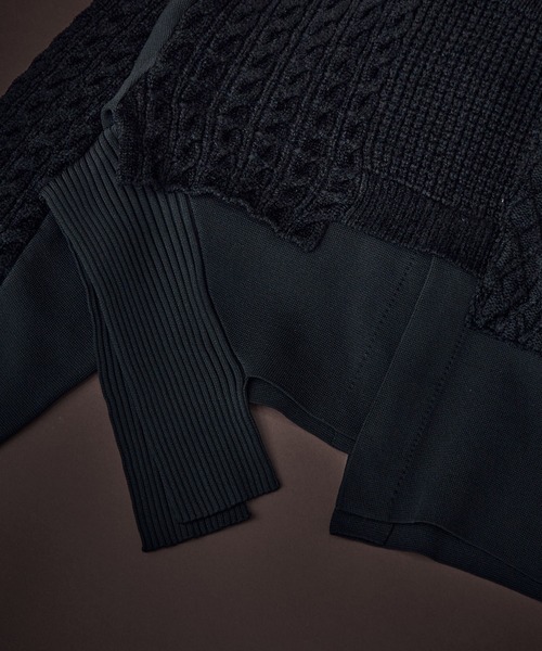 UN3D.（アンスリード） ニット セーター 「UN3D./アンスリード」CABLE