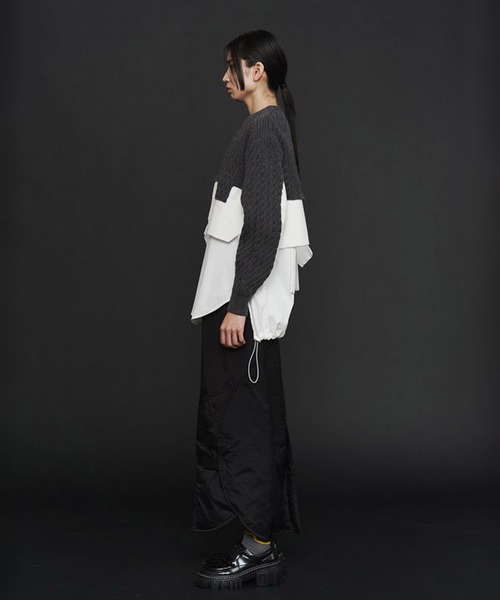 UN3D.（アンスリード） ニット セーター 「UN3D./アンスリード」CABLE