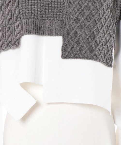 UN3D.（アンスリード） ニット セーター 「UN3D./アンスリード」CABLE