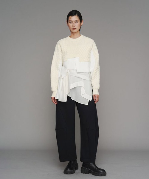 UN3D.（アンスリード） ニット セーター 「UN3D./アンスリード」CABLE