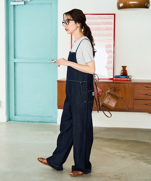 FREAK'S STORE（フリークスストア） オーバーオール MEDIUM ネイビー