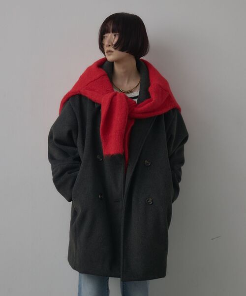 kivi（キヴィ） コート アウター シャギーコクーンコート レディース