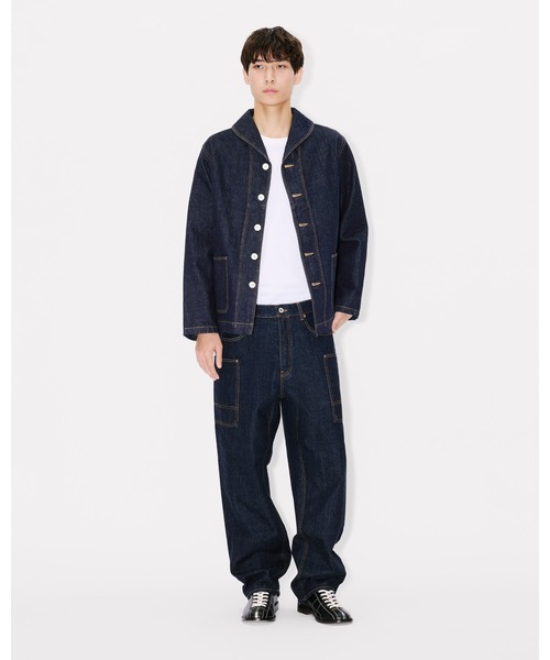ワイドパンツ ジーンズ 'KENZO Winter Holidays' カーゴ モンキー フィット ジーンズ イン ジャパニーズ デニム メンズの画像