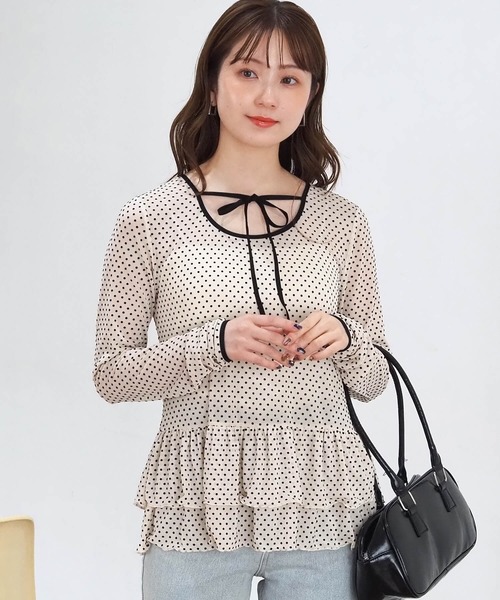 【新品未使用】バースデーバッシュ前後2wayドットトップス TOPS トップス - BIRTHDAY BASH