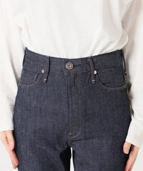 「upperhights」 デニムパンツ 25 ネイビー レディース_画像2