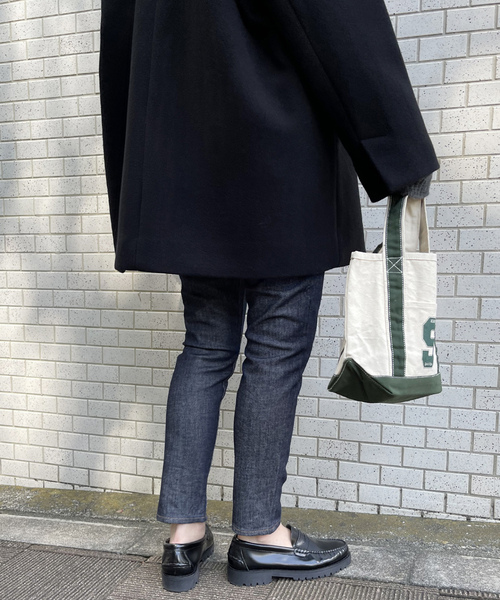 「upperhights」 デニムパンツ 25 ネイビー レディース_画像3