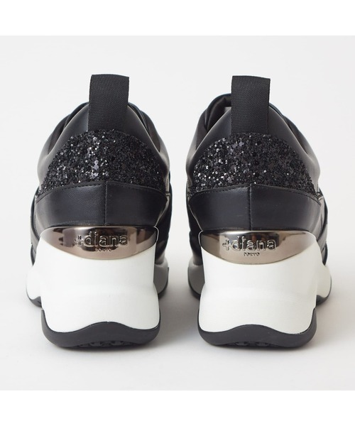 「+diana」 ローカットスニーカー 23.0cm アイボリー レディース_画像2