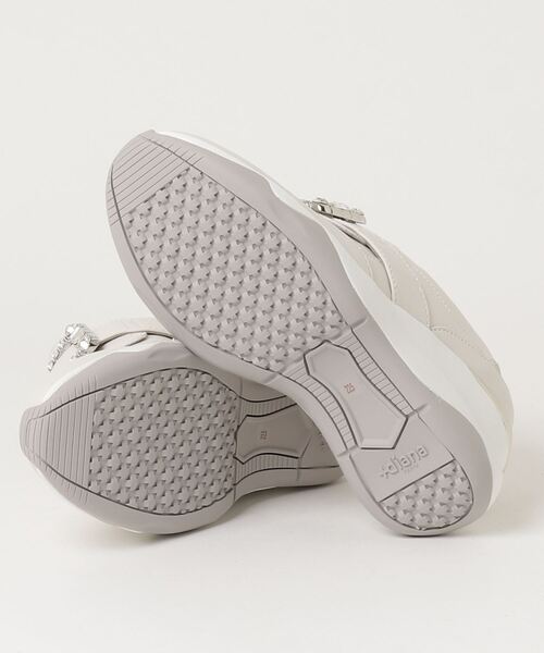 「+diana」 ローカットスニーカー 23.0cm アイボリー レディース_画像3