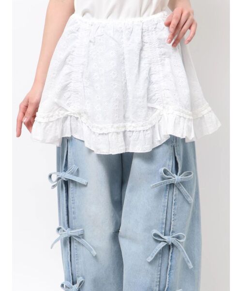 merry jenny（メリージェニー） スカート airy lace apron : ZOZOTOWN