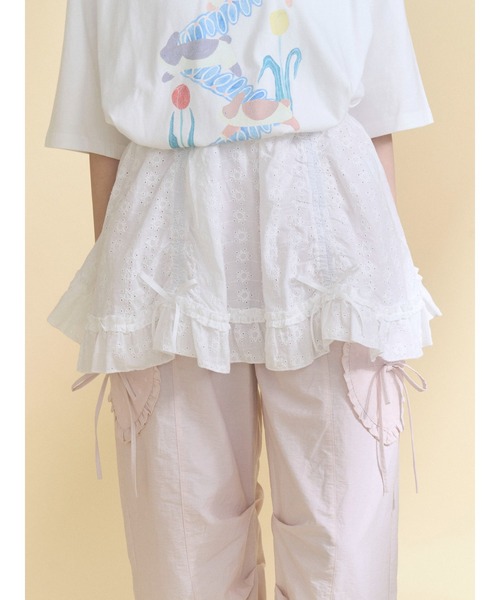 merry jenny（メリージェニー） スカート airy lace apron : ZOZOTOWN