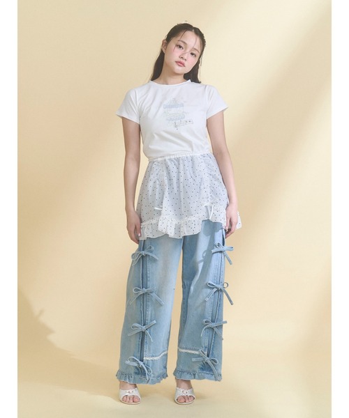merry jenny（メリージェニー） スカート airy lace apron : ZOZOTOWN